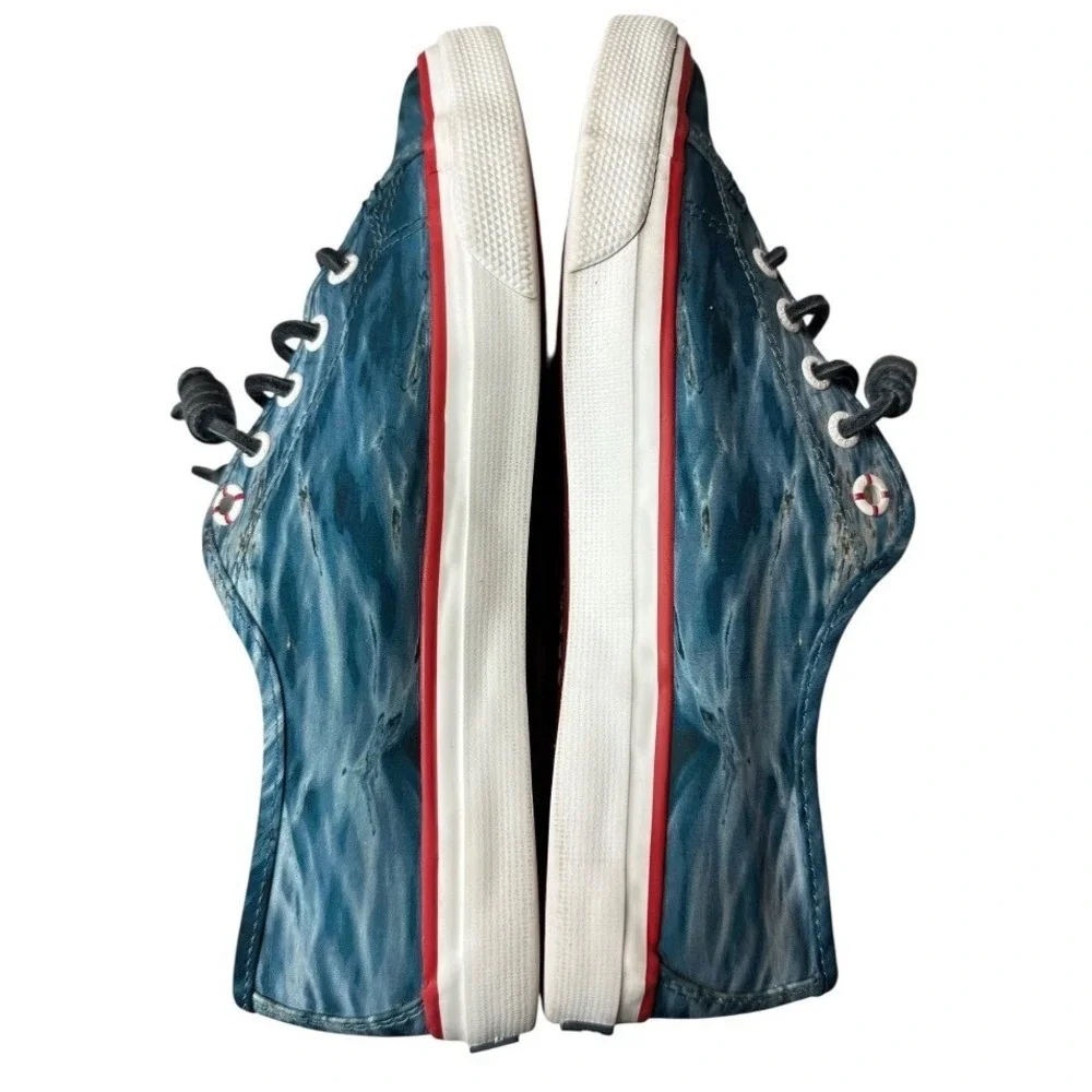 Sperry x Jaws Movie Universal ‎ Slip On Boat Shoes Sneaker Shark Ocean Size 7M